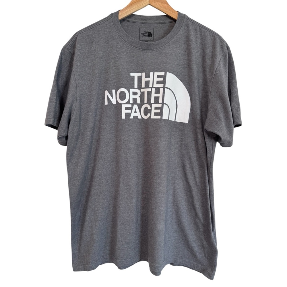 The North Face Men’s Large Grey Core Half Dome Short-Sleeve T-Shirt Graphic Top